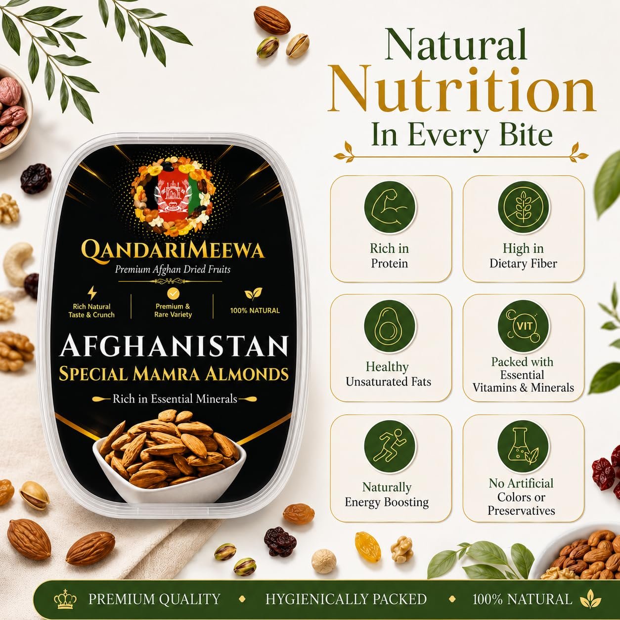 QandariMeewa Mamra Almonds (Badam) - Image 3