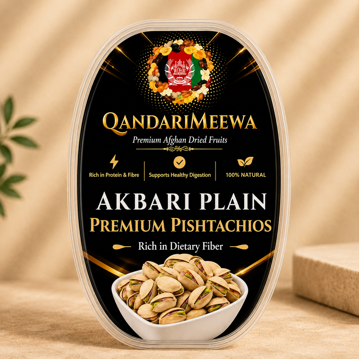 QandariMeewa Roasted & Salted Pistachios (Pista)