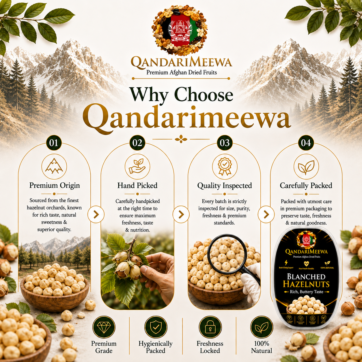 QandariMeewa Hazelnuts - Image 4